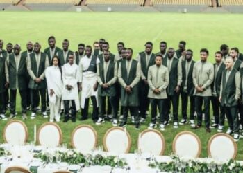 La selección de Senegal celebró una cena de despedida antes de su partida hacia la Copa del Mundo en Estados Unidos