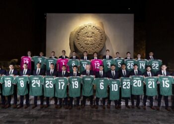 El Museo Nacional de Antropología fue la sede de la fotografía oficial de la Selección Mexicana