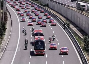 El impresionante convoy de despedida para la Selección de Turquía previo al Mundial 2026