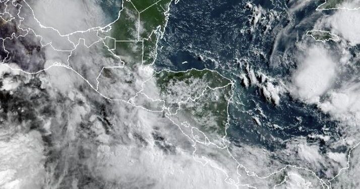 Depresión tropical dejaría fuertes lluvias en el territorio nacional