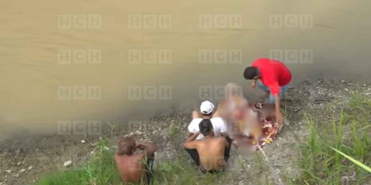 ¡Chapuzón mortal! Tras afanosa búsqueda, localizan a menor ahogado en el río Chamelecón