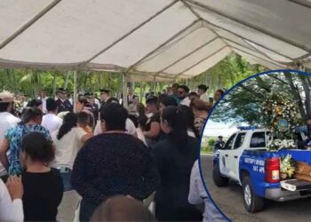 ¡En paz descansen! Entre dolor y profundo pesar, dan el último adiós a los policías fallecidos en accidente