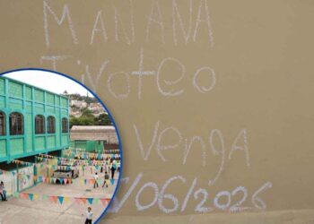 ¡Tiene clavo! Identifican a estudiante que dejó amenaza en baño de escuela capitalina