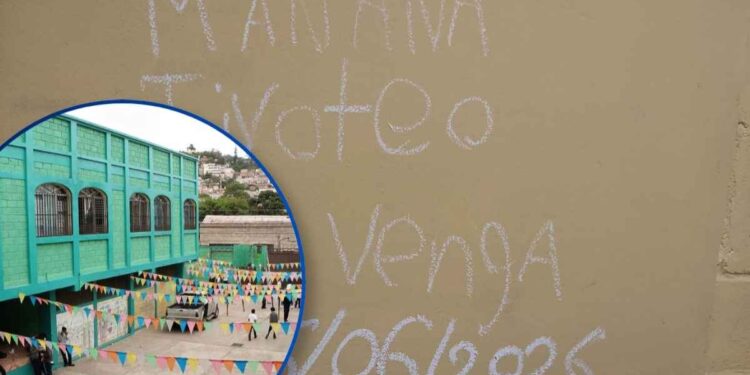 ¡Tiene clavo! Identifican a estudiante que dejó amenaza en baño de escuela capitalina