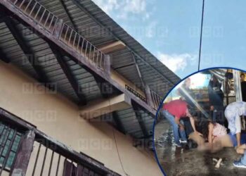 ¡Tras una celebración! Dos supuestas borrachas sobreviven tras “desmangarse” de un tercer piso en colonia Alemán
