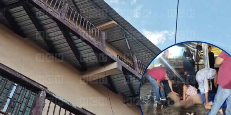 ¡Tras una celebración! Dos supuestas borrachas sobreviven tras “desmangarse” de un tercer piso en colonia Alemán