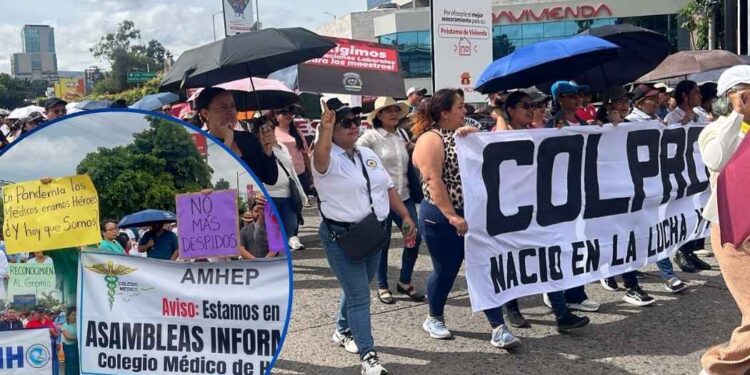 ¡En Tegucigalpa! Maestros se movilizan y alzan la voz con fuertes exigencias al Gobierno