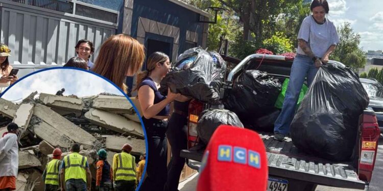 ¡Ya que no habrá apoyo estatal! Venezolanos y hondureños recolectan víveres para los afectados por terremoto