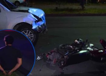 Borracho al volante arrastró a una pareja e intentó darse a la fuga | Móvil Emergencia TGU