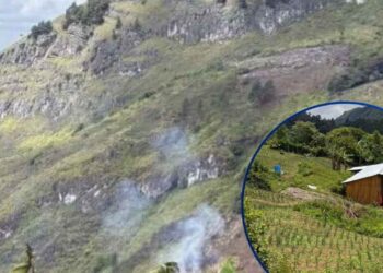 Descubren descombros e incendios ilegales en zona protegida de Sierra de Agalta