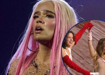 Karol G revela dolorosa ruptura amorosa en pleno concierto de Rosalía