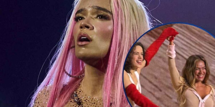 Karol G revela dolorosa ruptura amorosa en pleno concierto de Rosalía