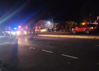 Motociclista perece al intentar hacer “vuelta en U” en la CA-5, Zambrano | Móvil Emergencia TGU