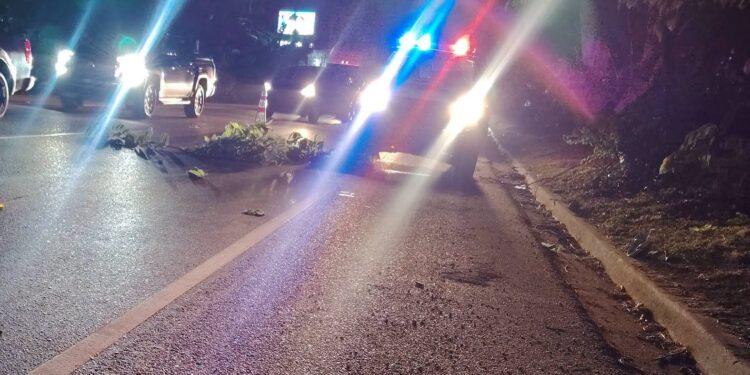 Rastra mata a pareja en moto en la CA-5, Villanueva | Móvil Emergencia SPS