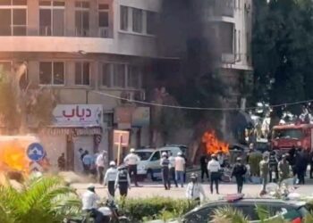 Explosiones en Damasco dejan 18 heridos durante la visita de Emmanuel Macron a Siria