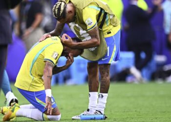 Así se despidió Neymar del Mundial tras la eliminación de Brasil