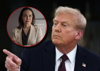Trump niega haber pedido a María Corina Machado que no viajara a Venezuela tras terremoto