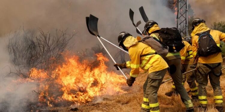 incendio en Almería