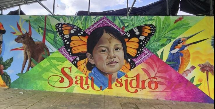 Finaliza el Festival de muralismo Joya de los Lagos en San Isidro