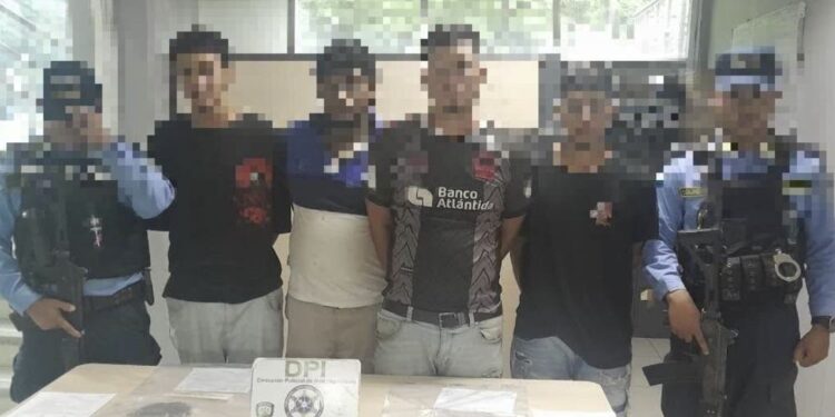 Capturan a miembros de la banda criminal “La Santa Muerte” en Comayagua