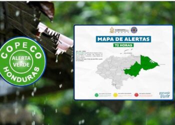 ¡Por posibles inundaciones y deslizamientos! Bajo Alerta Verde La Mosquitia y cinco municipios de Olancho