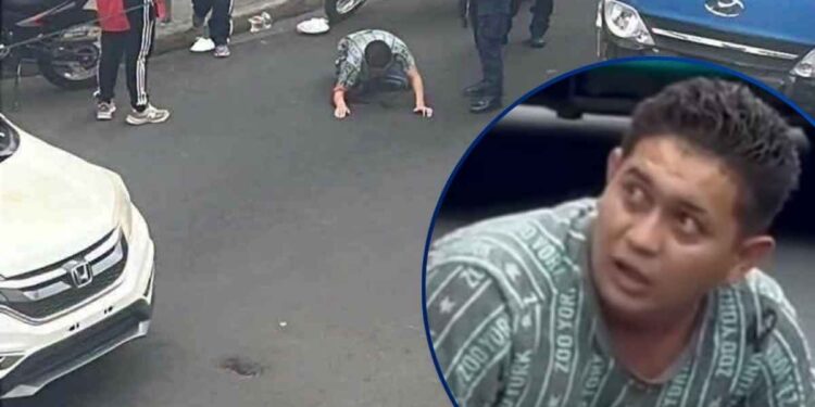 ¡Una mirada que estremece! Cayó de rodillas, suplicó ayuda, pero no escapó de la muerte: así fueron los últimos minutos del motorista acribillado en Comayagüela